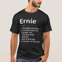 Ernie Definition Personalised Name Funny Birthday