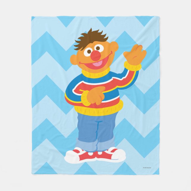 Ernie Graphic Fleece Blanket (Front)