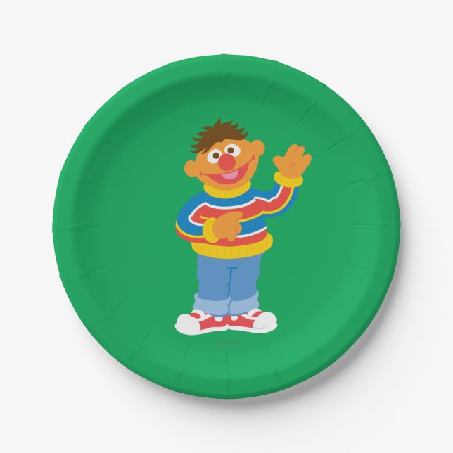 Ernie Graphic Paper Plate (Front)
