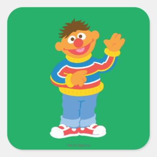 Ernie Graphic Square Sticker