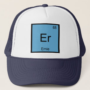 Ernie Name Chemistry Element Periodic Table Trucker Hat