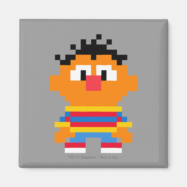 Ernie Pixel Art Magnet (Front)