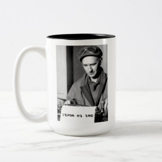 Ernie Pyle Get to Work! Mug