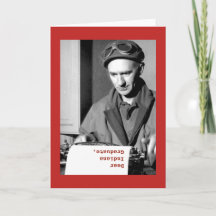 Ernie Pyle Indiana graduate blank card