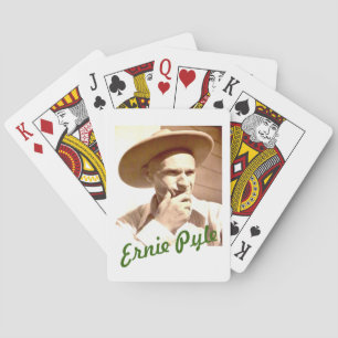 ERNIE PYLE PLAYING CARDS HAT