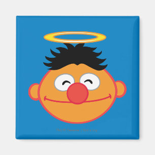 Ernie Smiling Face with Halo Magnet