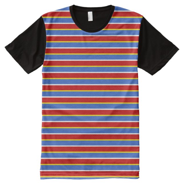 ernie stripes All-Over print T-Shirt (Front)