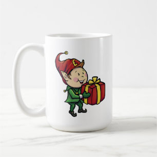 Ernie the Elf Christmas Mug