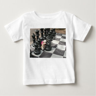 Ernie the Sock Monkey Playing Chess little shirt