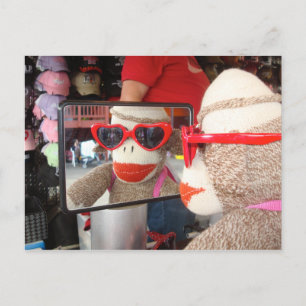 Ernie the Sock Monkey Postcard