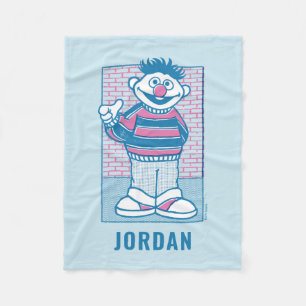 Ernie   U Mad, Bert? Fleece Blanket