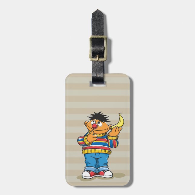 Ernie's Bananas Luggage Tag (Front Vertical)