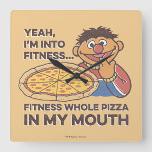 ErnieYeah, I'm into Fitness Square Wall Clock