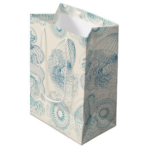 Ernst Haeckel Jellyfish Vintage Science Art Medium Gift Bag