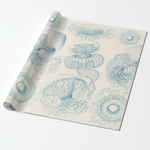 Ernst Haeckel Jellyfish Vintage Science Art Wrapping Paper