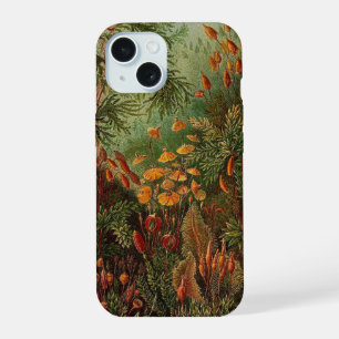 Ernst Haeckel Muscinae vintage illustration iPhone 15 Case