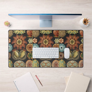 Ernst Haeckel Nautical Sea Life Art Collage Desk Mat