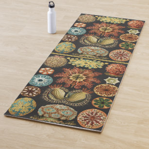 Ernst Haeckel Nautical Sea Life Art Collage Yoga Mat