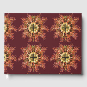 Ernst Haeckel Nautical Tunicate Red Sea Life Art Guest Book