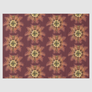 Ernst Haeckel Nautical Tunicate Red Sea Life Art Tissue Paper