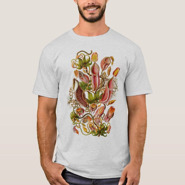 Ernst Haeckel - Nepenthaceae Tshirt - Customised (Front)