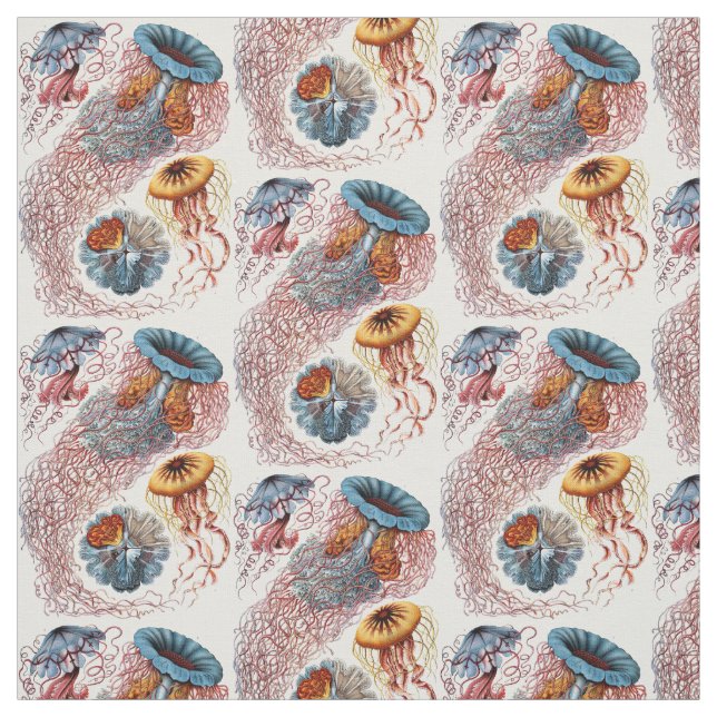 Ernst Haeckel’s Discomedusae Fabric (Swatch)