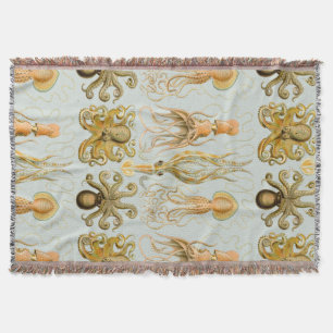 Ernst Haeckel’s Gamochonia Throw Blanket