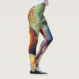 Ernst Haeckel Sea Anemones Marine:Actiniae Leggings
