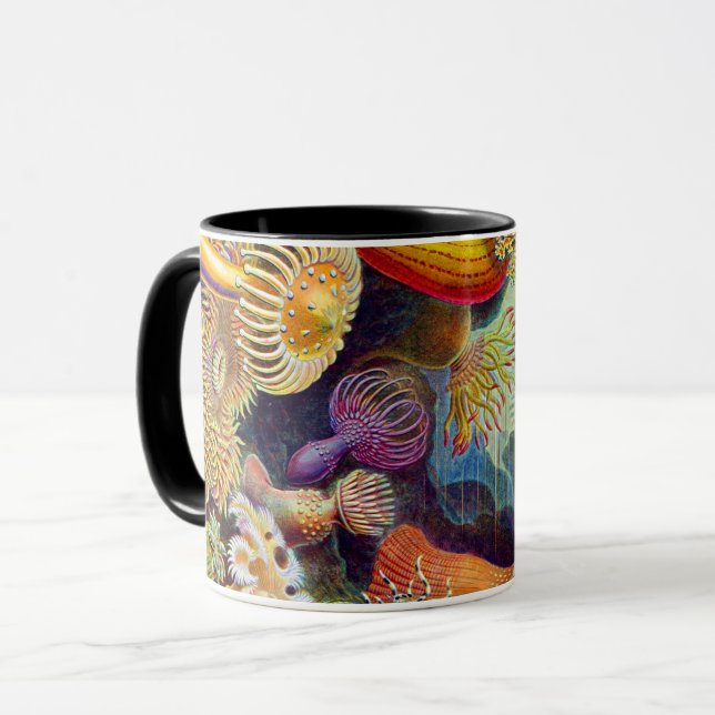 Ernst Haeckel Sea Anemones Marine:Actiniae Mug (Front Left)