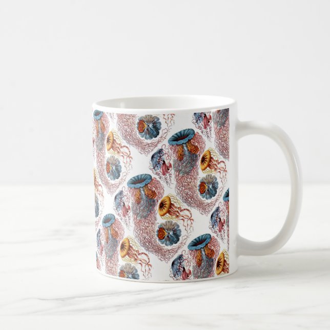 Ernst Haeckel's Disco Medusae Coffee Mug (Right)