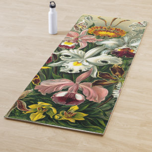 Ernst Haeckel's Orchidaceae Orchids Yoga Mat