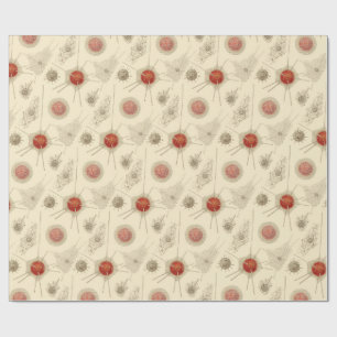 Ernst Haeckel's Radiolarian Wrapping Paper