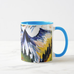 Ernst Kirchner - Berggipfel Mug
