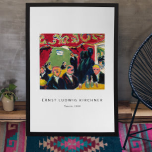 Ernst L. Kirchner - Colorful Vintage Modern Art Poster