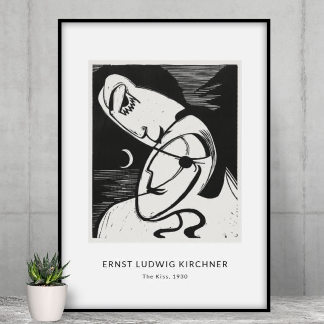 Ernst L. Kirchner - Stylish Black&White Modern Art Photo Print (Creator Uploaded)