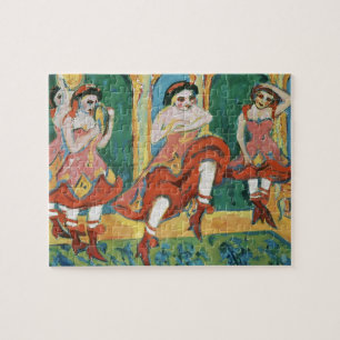 Ernst Ludwig Kirchner- Czardas Dancers Jigsaw Puzzle