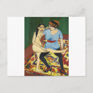 Ernst Ludwig Kirchner - Dance Training Postcard