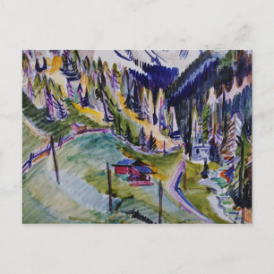 Ernst Ludwig Kirchner - Mountain Landscape Postcard