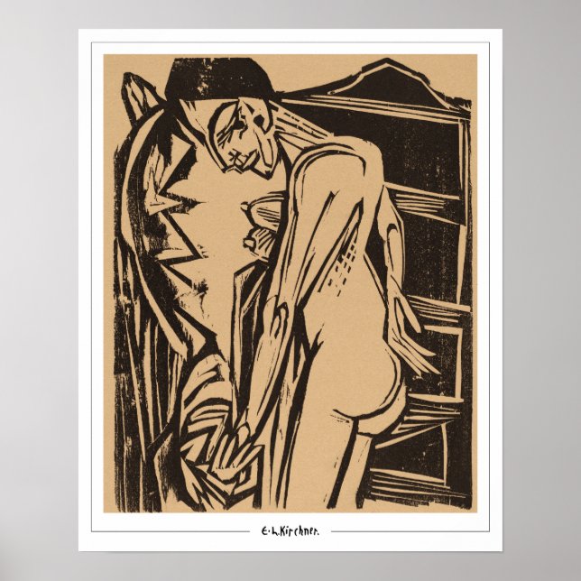 Ernst Ludwig Kirchner Zedign Art Poster #164-2 (Front)
