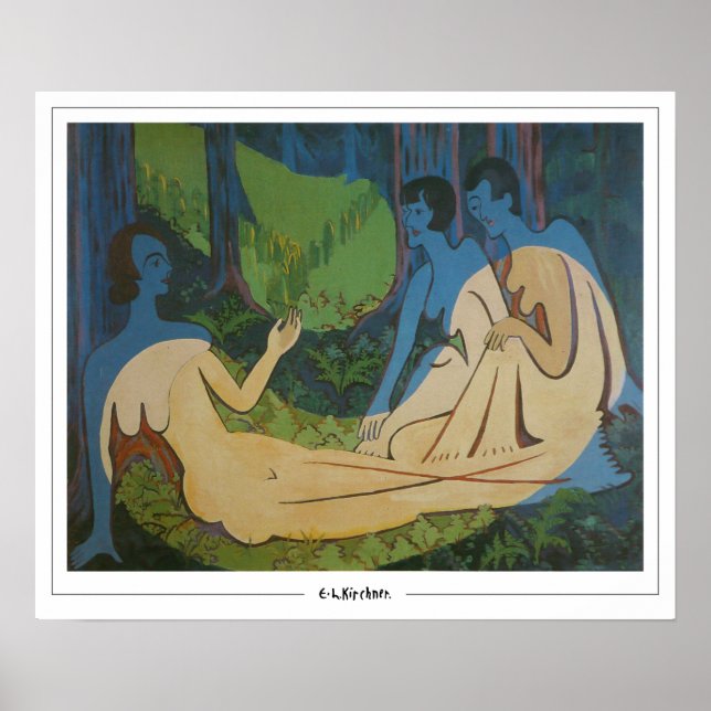 Ernst Ludwig Kirchner Zedign Art Poster #295 (Front)