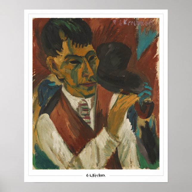 Ernst Ludwig Kirchner Zedign Art Poster #320-2 (Front)