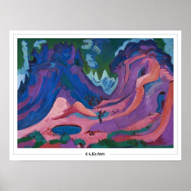 Ernst Ludwig Kirchner Zedign Art Poster #500 (Front)