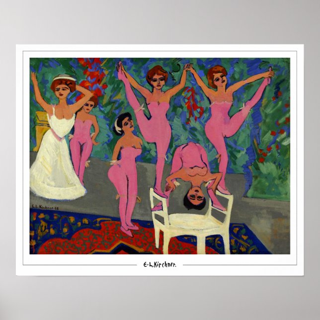 Ernst Ludwig Kirchner Zedign Art Poster #549-2 (Front)