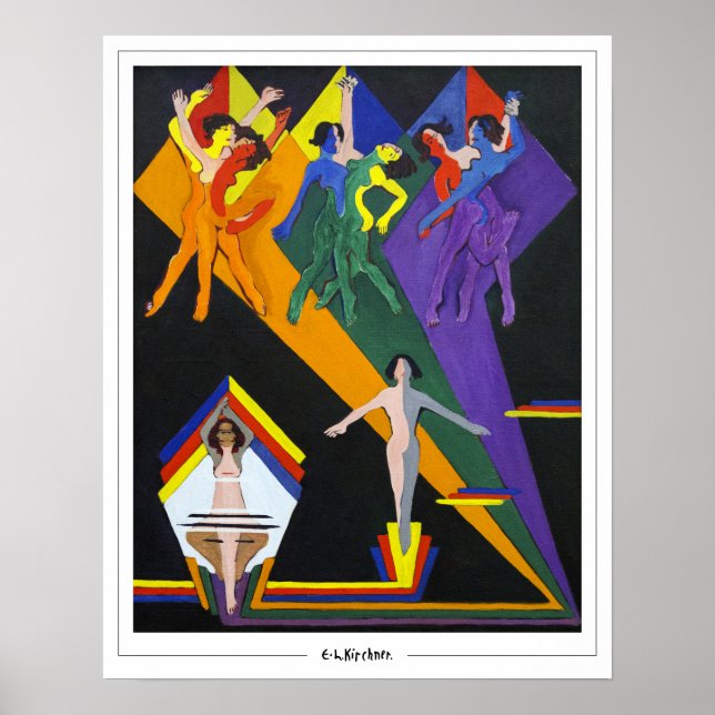 Ernst Ludwig Kirchner Zedign Art Poster #627-2 (Front)