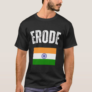 Erode India Flag Travel Souvenir Indian T-Shirt