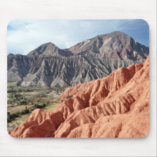 Eroded Mountain Range In Salta Province Mouse Mat
