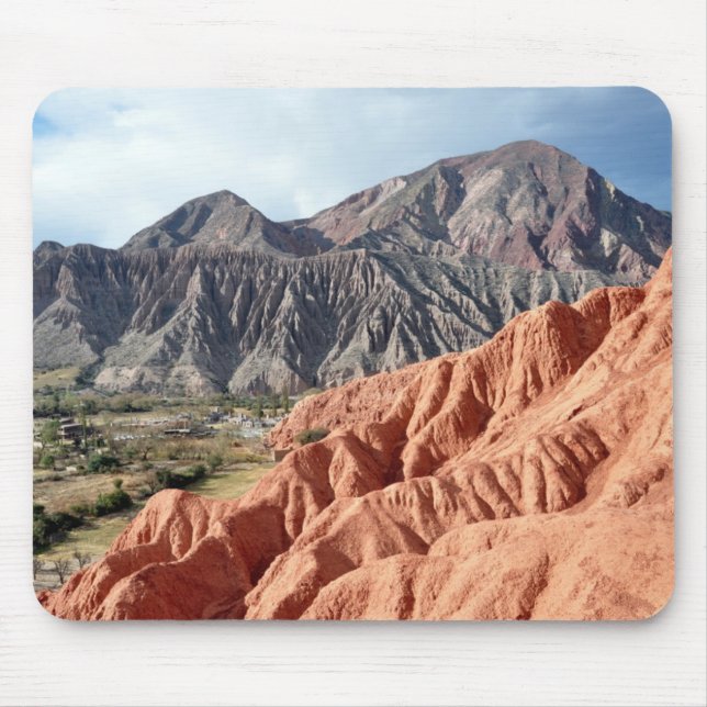 Eroded Mountain Range In Salta Province Mouse Mat (Front)