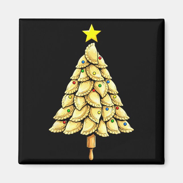Erogi Tree Christmas Xmas Funny Lish Food Costume  Magnet (Front)