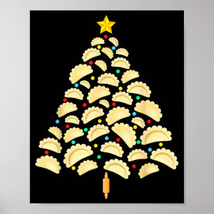Erogi Tree Lish Christmas Food Funny Tee Men Women Poster