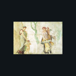 Eros being punished in the presence of Aphrodite Canvas Print<br><div class="desc">Roman Imperial Period 's Eros being punished in the presence of Aphrodite located at the Museo Archeologico Nazionale,  Naples,  Italy.</div>